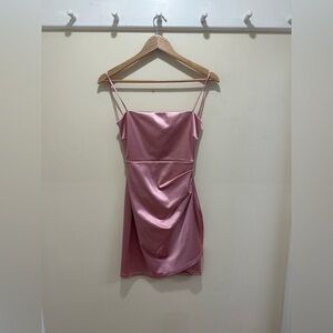 Windsor Blush Satin Mini Dress